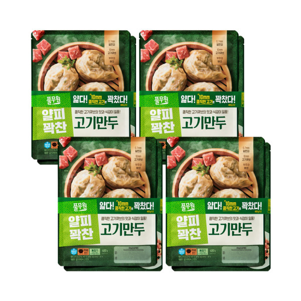 풀무원 얇은피꽉찬속 고기만두 400g 8봉