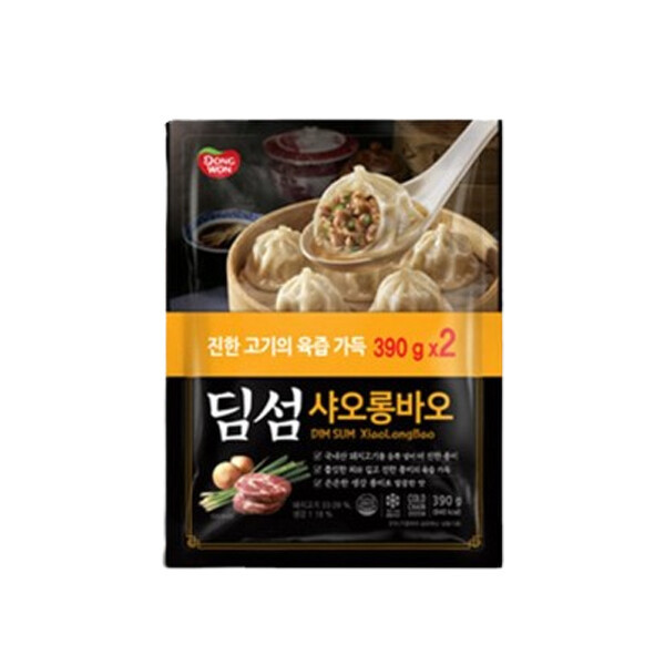 딤섬 샤오롱바오 (390g x 2) x 3개