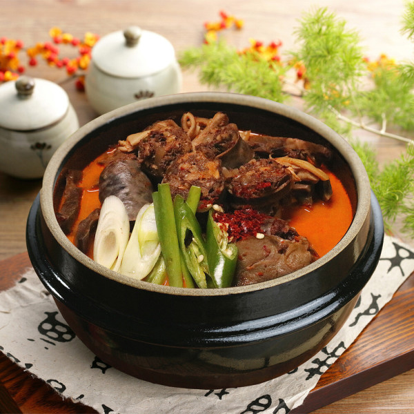 선비찬 얼큰이 사골순대국 600g X 5봉(+새우젓3봉세트) 일반순대국 순대 뺀 돼지내장국밥 3종 선택