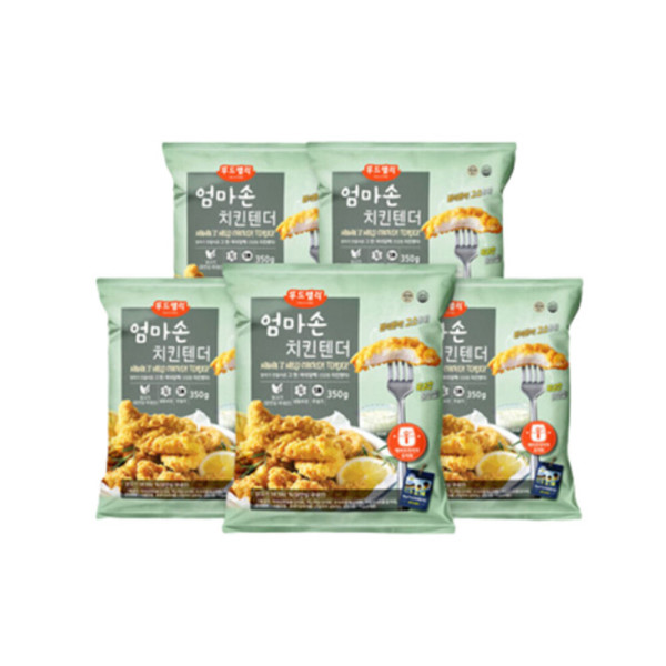 엄마손 치킨텐더 350g 5팩 (총 중량 1.75kg)